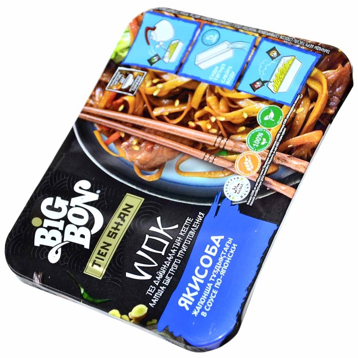 Лапша BigBon WOK Якисоба в соусе по-японски 85гр м/у