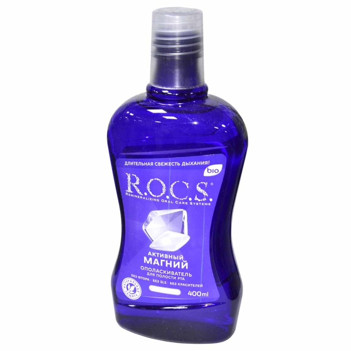 Ополаскиватель для полости рта R.O.C.S Активный магний 40о мл пэт