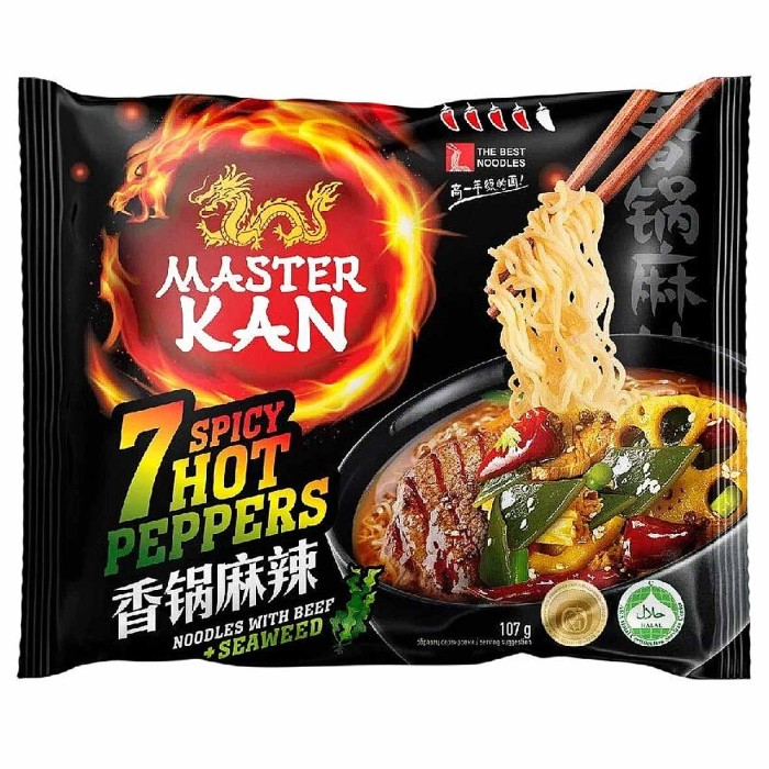Лапша Master Kan 7 Peppers с морской капустой 107гр м/у