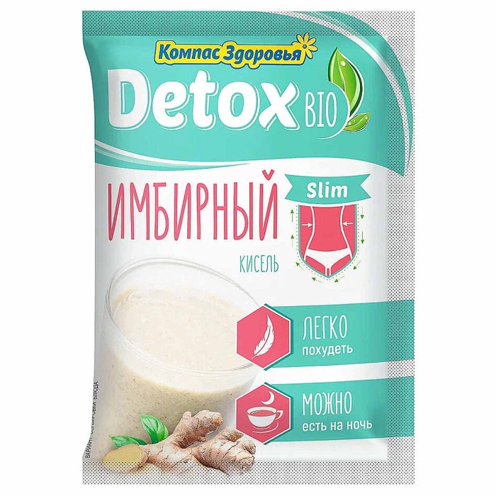 Кисель Detox bio Slim Имбирный 25гр м/у