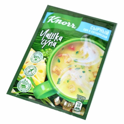Суп-пюре Knorr Сырный с сухариками 15гр м/у
