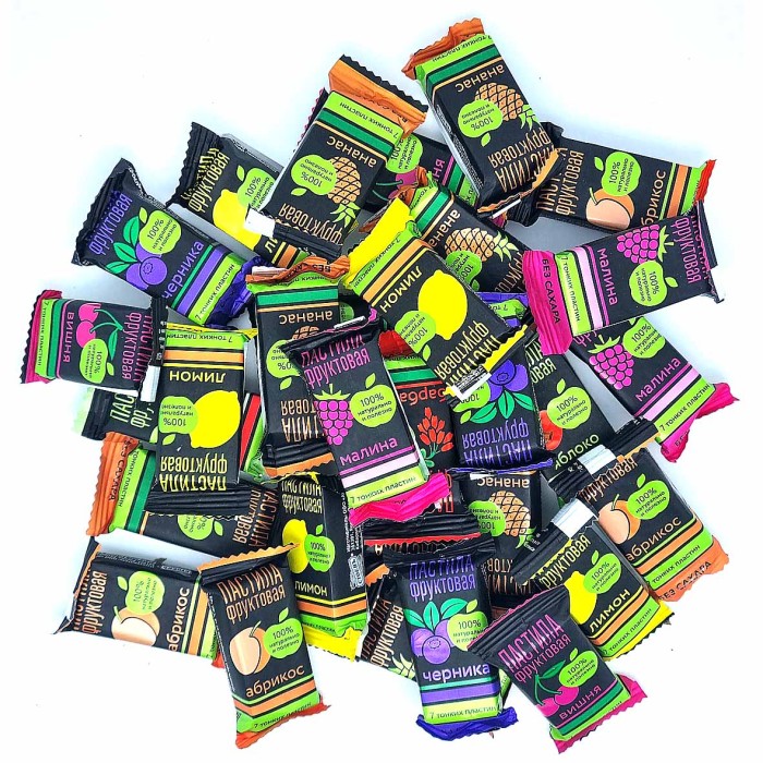 Пастила фруктовая Стоевъ натуральная микс 1кг к/у