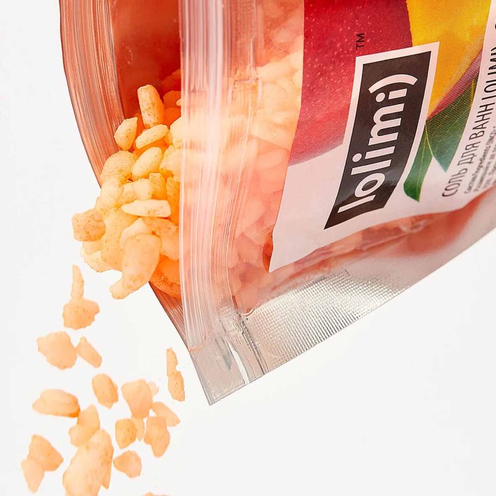 Соль для ванн Lolimi) Спелый манго 500гр к/у