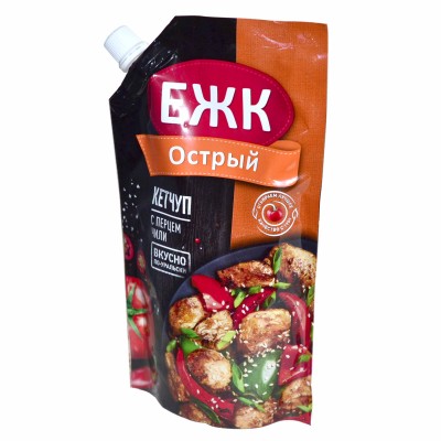 Кетчуп ЕЖК Острый 350гр д/п