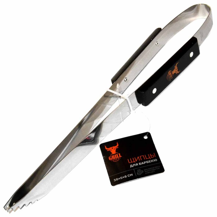 Щипцы Grillboom для барбекю 38*8см арт101-001