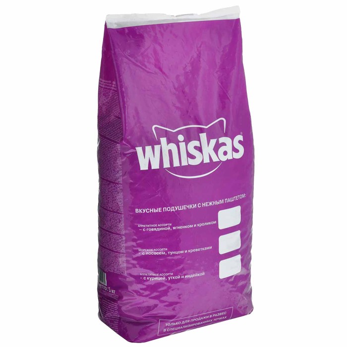 Корм для кошек Whiskas курица,индейка 5кг м/у