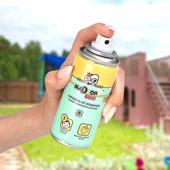 Аэрозоль Nadzor от комаров детский 100 мл артISU0DET