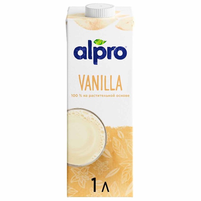 Напиток соевый Alpro со вкусом ванили 1л т/п