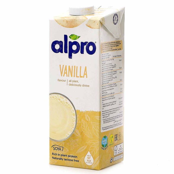Напиток соевый Alpro со вкусом ванили 1л т/п