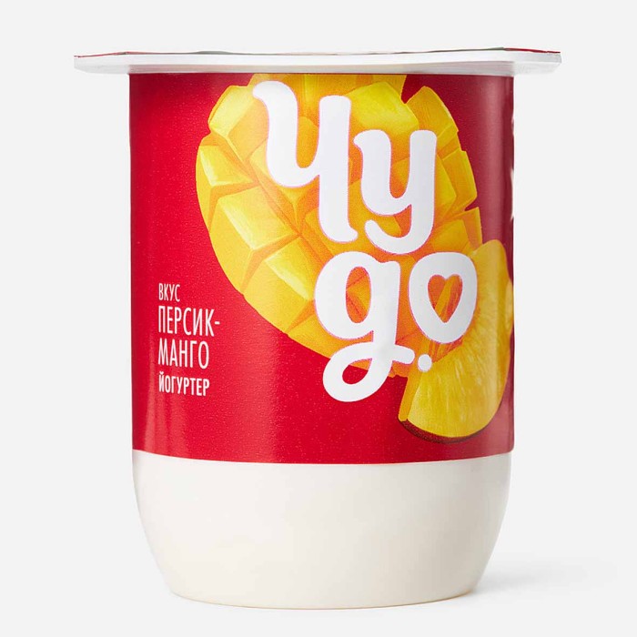Йогурт Чудо персик-манго 2,5% 115гр пэт