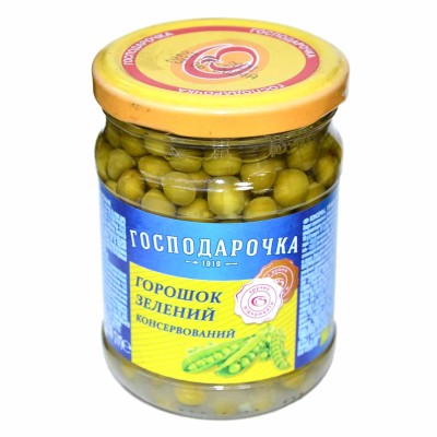 Горошек зеленый Господарочка 250гр ст/б