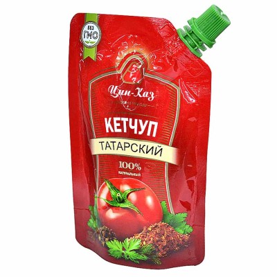 Кетчуп Цин-Каз Татарский 250гр д/п