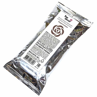 Мастика  Top décor  Коричневая 100гр м/у