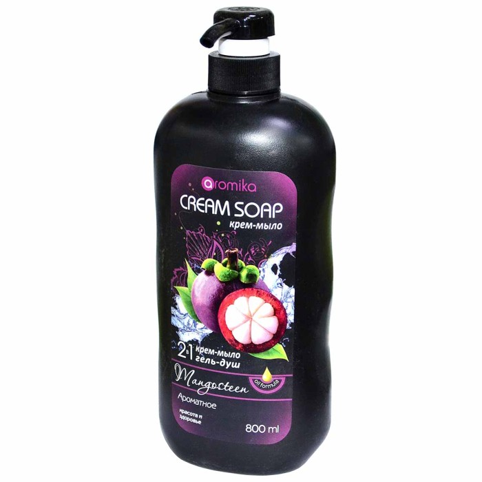 Гель для душа Aromika Mangosteen 2в1 800мл пэт