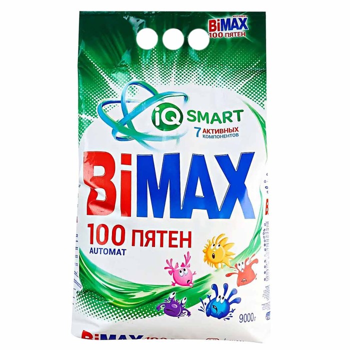 Порошок для стирки BiMax 100 пятен аutomat 9кг м/у