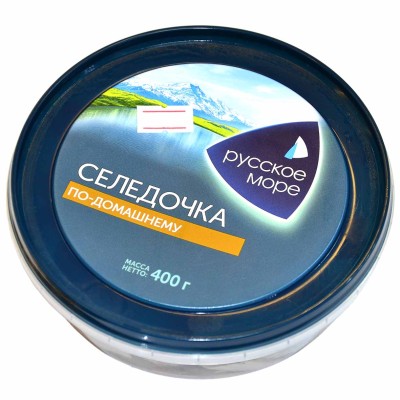 Селедочка Русское море По-домашнему филе-кусочки 400гр пэт