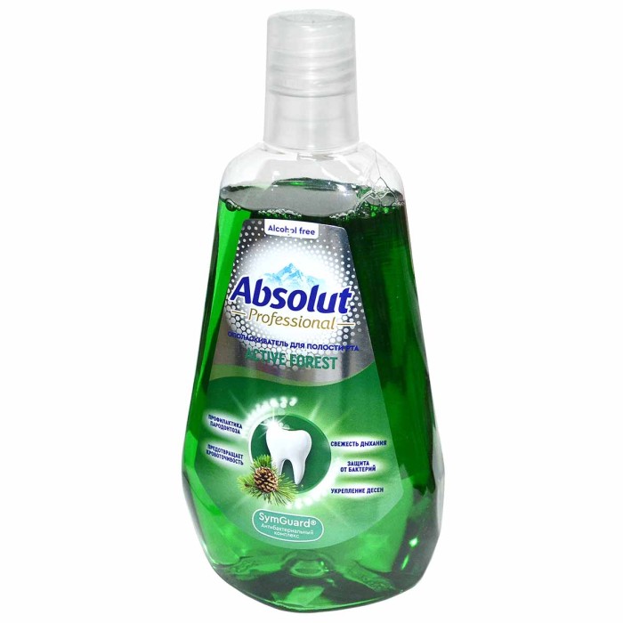 Ополаскиватель для полости рта ABSOLUT Professional Active Forest 500мл пэт