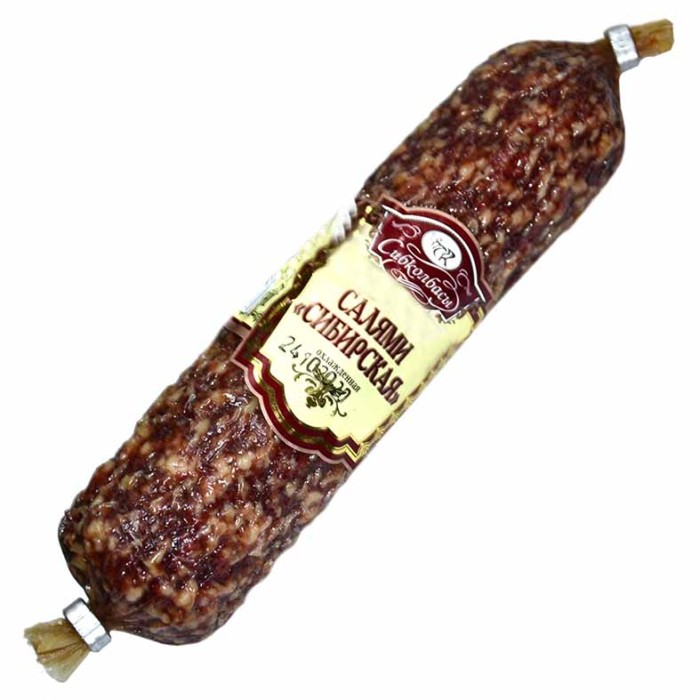 Колбаса с/к Сибирские колбасы Салями Сибирская 200гр