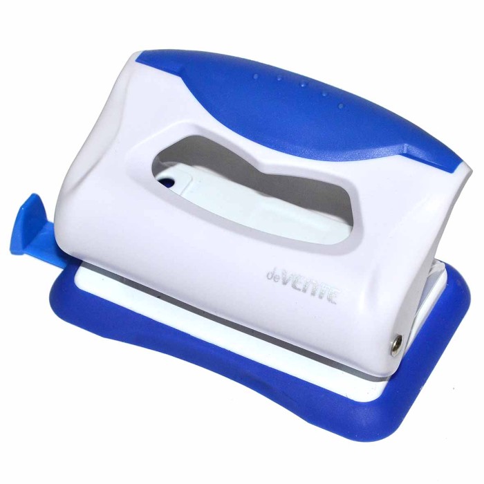 Дырокол Devente color пластик с линейкой на 10л арт4020804