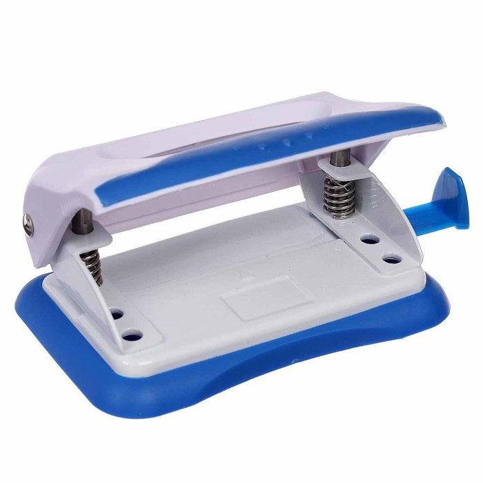 Дырокол Devente color пластик с линейкой на 10л арт4020804