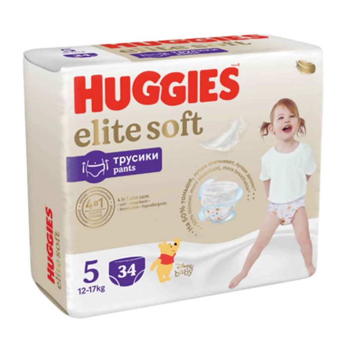 Трусики Huggies Elite Soft Pants 5 Mega (12-17кг) 34шт м/у