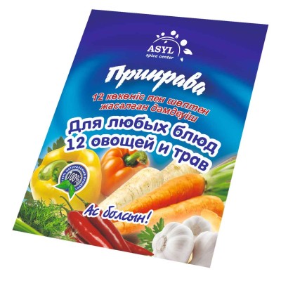 Приправа Asyl 12 овощей и трав 20гр м/у