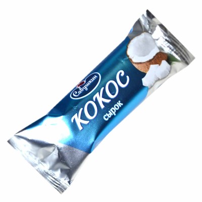 Сырок глазированный Савушкин кокос 23% 40гр м/у