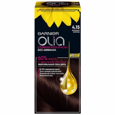 Краска для волос Garnier Olia 4.15 Морозный шоколад к/у