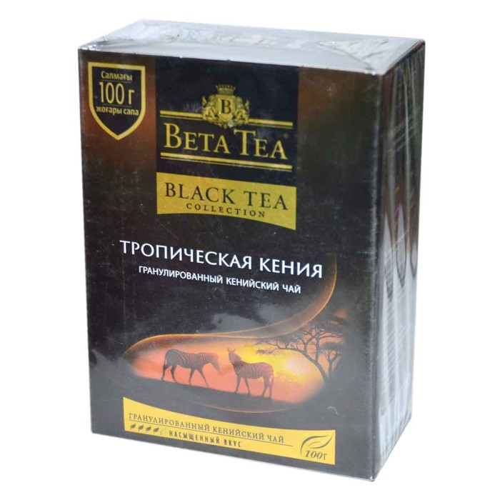 Чай Beta Tropical Kenya черный гранул 100гр к/у