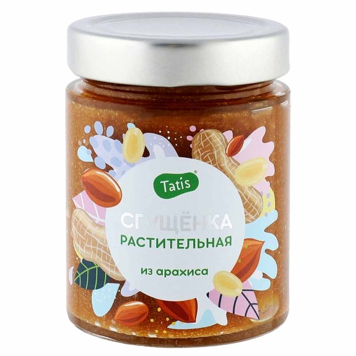 Паста арахисовая Tatis сгущенка 250гр ст/б