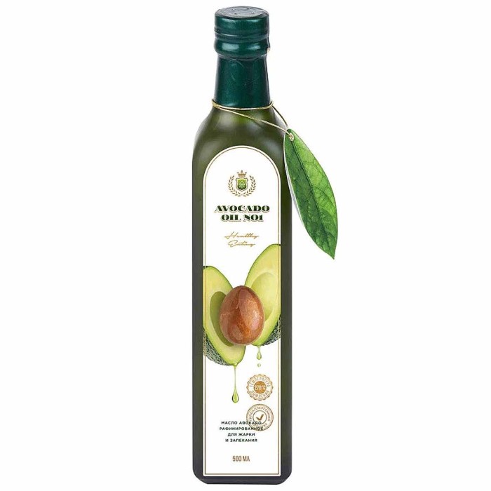 Масло авокадо Avocado oil №1 500мл с/б