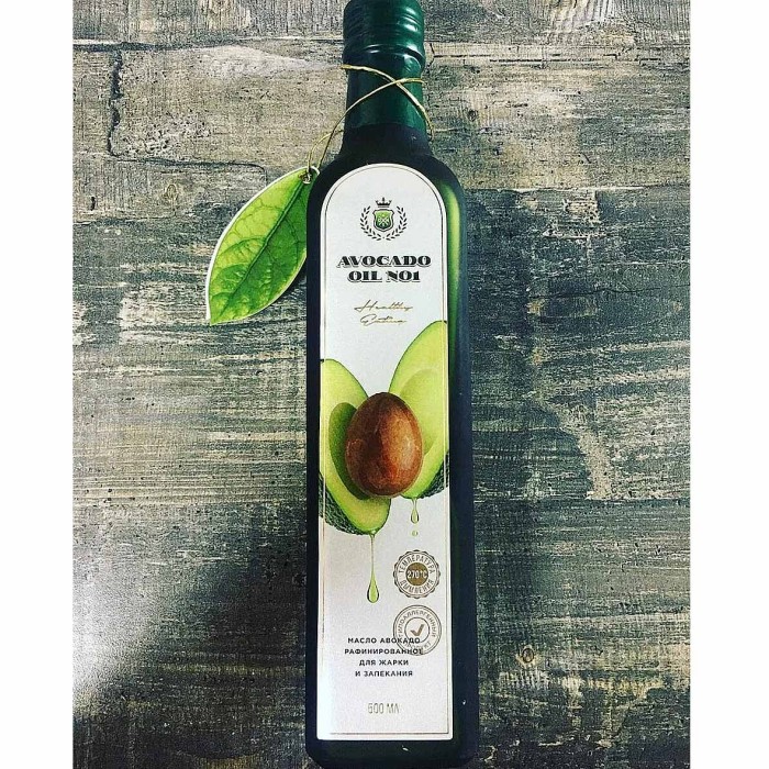 Масло авокадо Avocado oil №1 500мл с/б