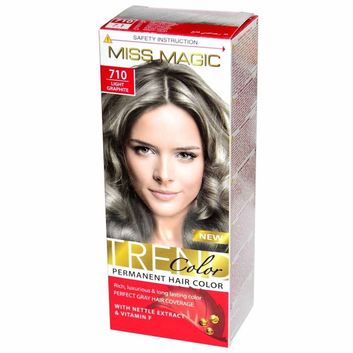 Краска для волос Miss Magic 710 Светлый графит 90гр к/у