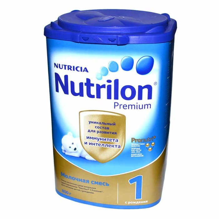 Смесь Nutrilon Premium 1 молочная с 0мес 800гр к/у