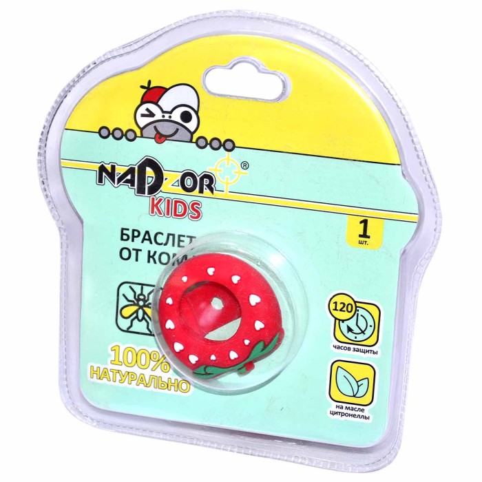 Браслет Nadzor от комаров с картриджем артBRBIO2