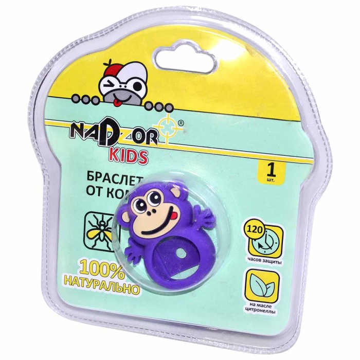 Браслет Nadzor от комаров с картриджем артBRBIO2