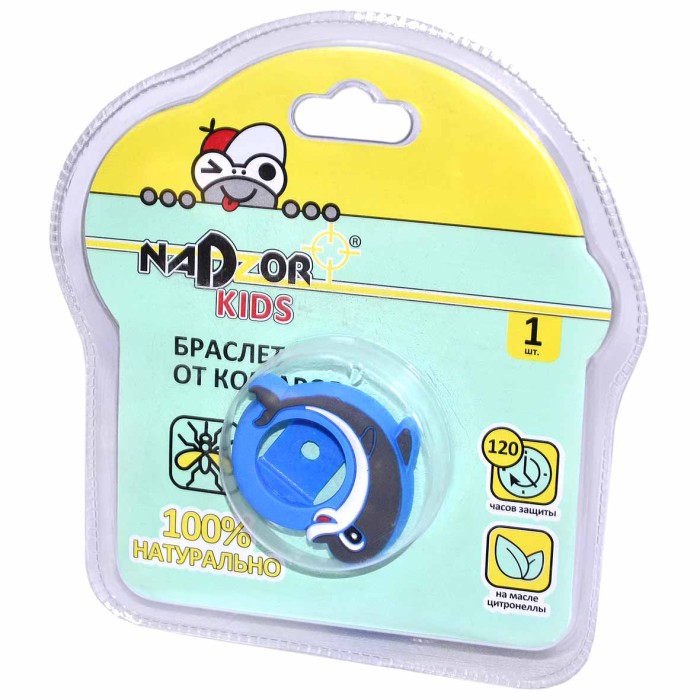 Браслет Nadzor от комаров с картриджем артBRBIO2