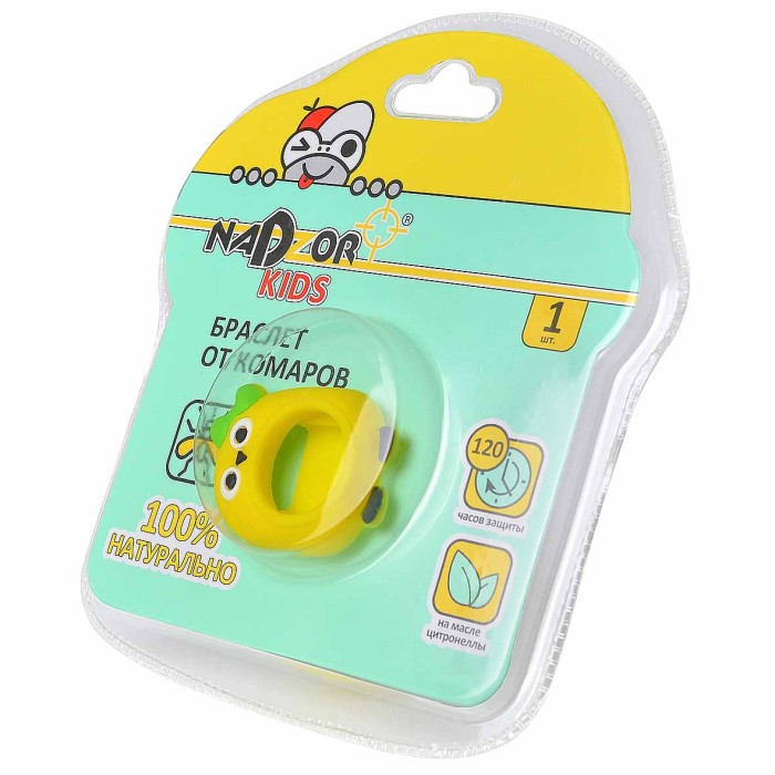 Браслет Nadzor от комаров с картриджем артBRBIO2
