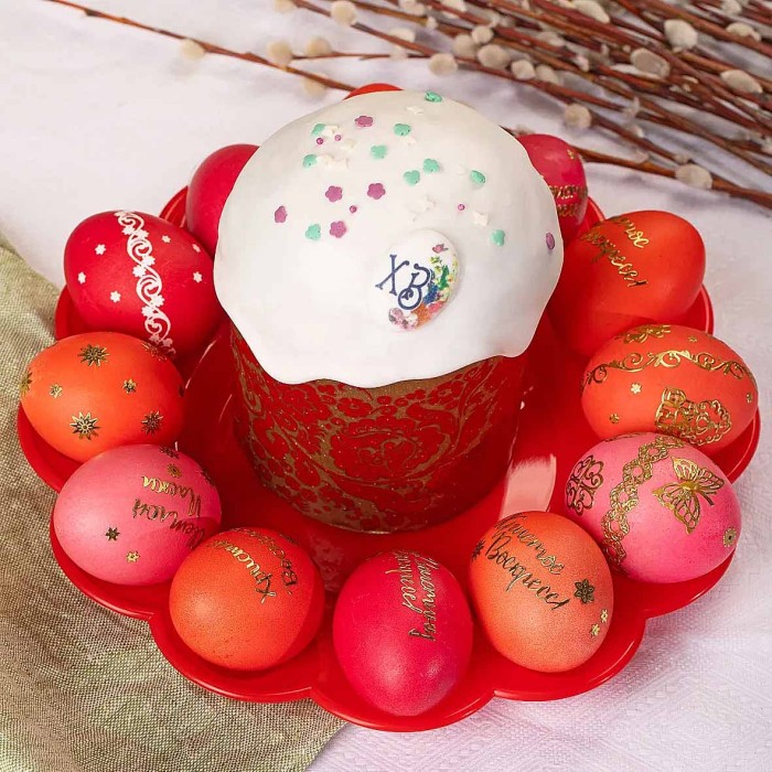 Тарелка пасхальная Домашняя кухня для яиц 280мм арт67763