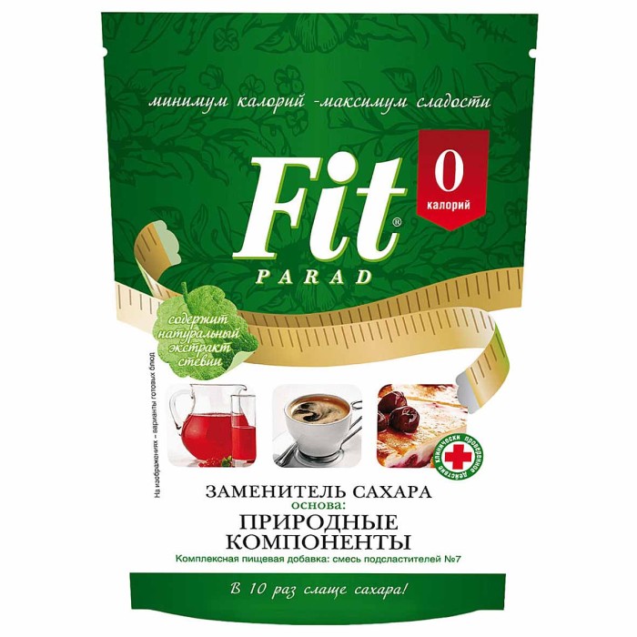 Заменитель сахара Fit Parad стевия №7 100г д/п