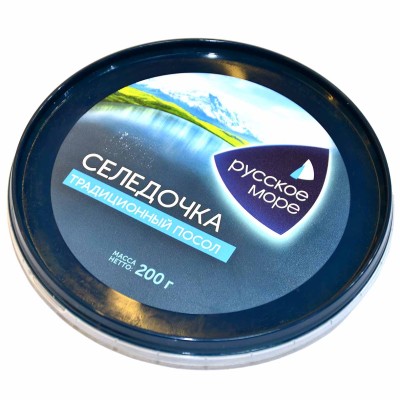 Селедочка Русское море Традиционного посола с/с филе-кусочки 200гр пэт