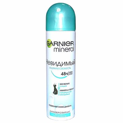 Дезодорант Garnier Невидимый ледяная свежесть 150мл ж/б