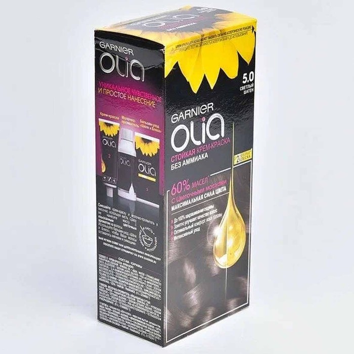 Краска для волос Garnier Olia 5.0 Светлый шатен к/у