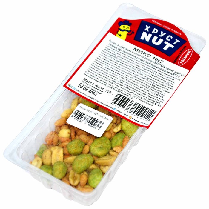 Арахис в глазури ХрустNUT микс №2 100гр м/у