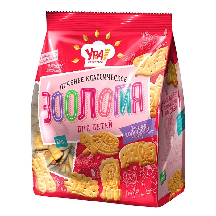 Печенье Зоология классическое 400гр м/у