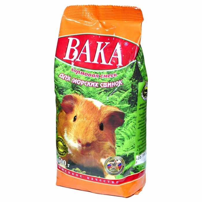 Корм для морских свинок Baka 500гр м/у