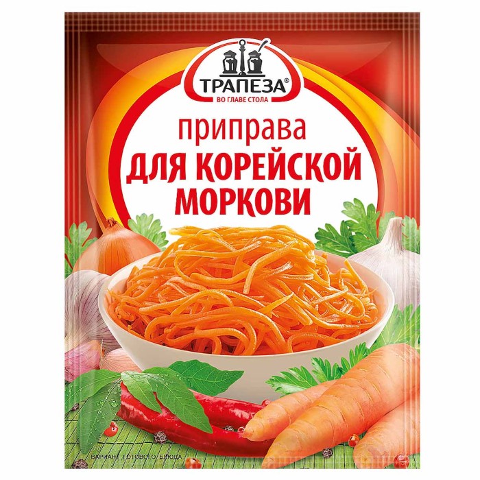 Приправа Трапеза для моркови по-корейски 15гр м/у