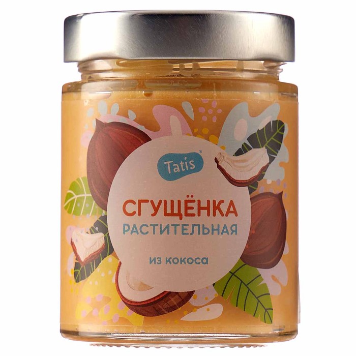 Паста кокосовая Tatis сгущенка 250гр ст/б