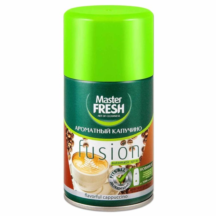 Баллон сменный Master Fresh Ароматный капучино 250мл ж/б