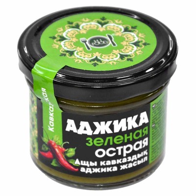 Соус HiFood Кавказский Аджика зеленая острая 120гр ст/б